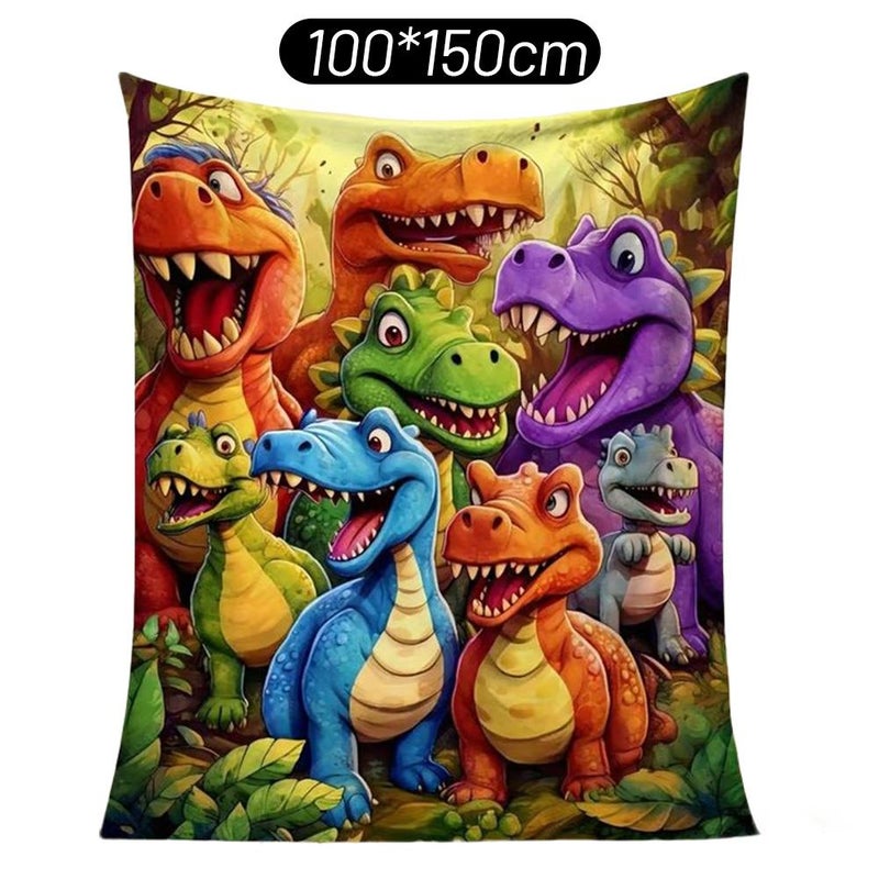 Flannel blanket, thickened blanket, air-conditioned nap blanket - Image 1